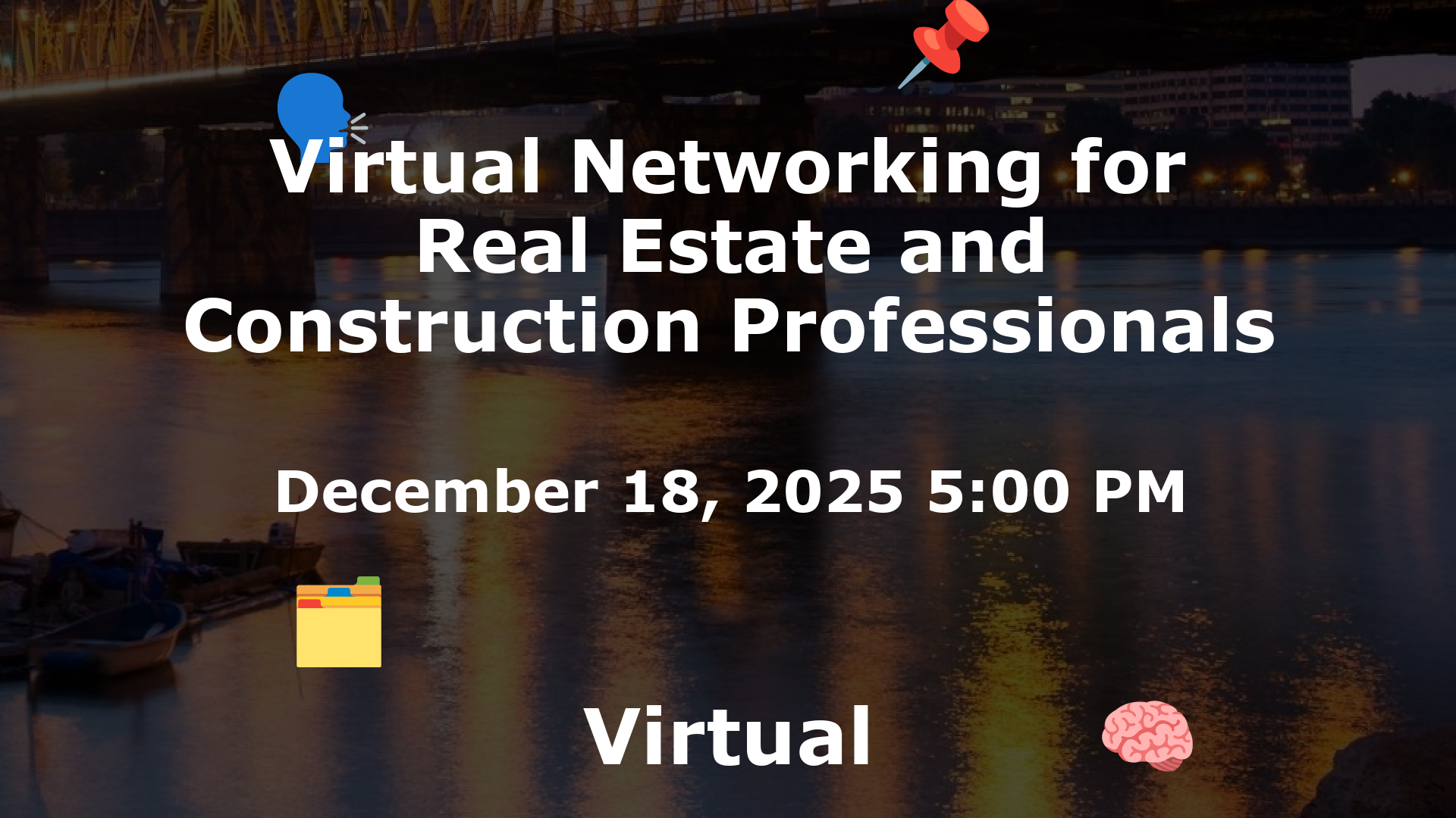 Virtual Networking for Real Estate and Construction Professionals event image